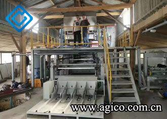 Hungarian egg tray machine installation site 