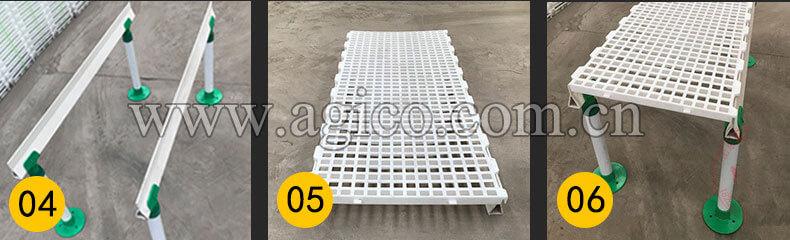 Installation Steps for Plastic Slatted Flooring System