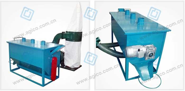 cooling roller separator for wood pellet line