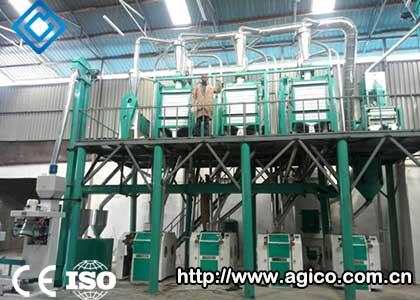 50TPD Corn Processing Unit In Angola