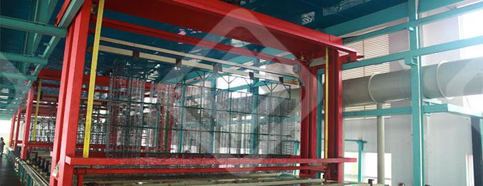 Electro galvanizing production line