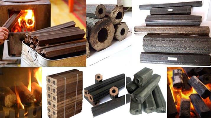 fuel briquettes made by screw briquetting machine