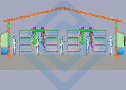 Broiler Poultry House Plans for 5000 Chickens