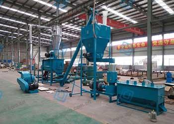 small pelleting line