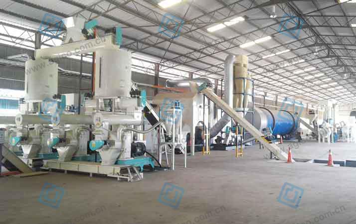 wood pellets plant